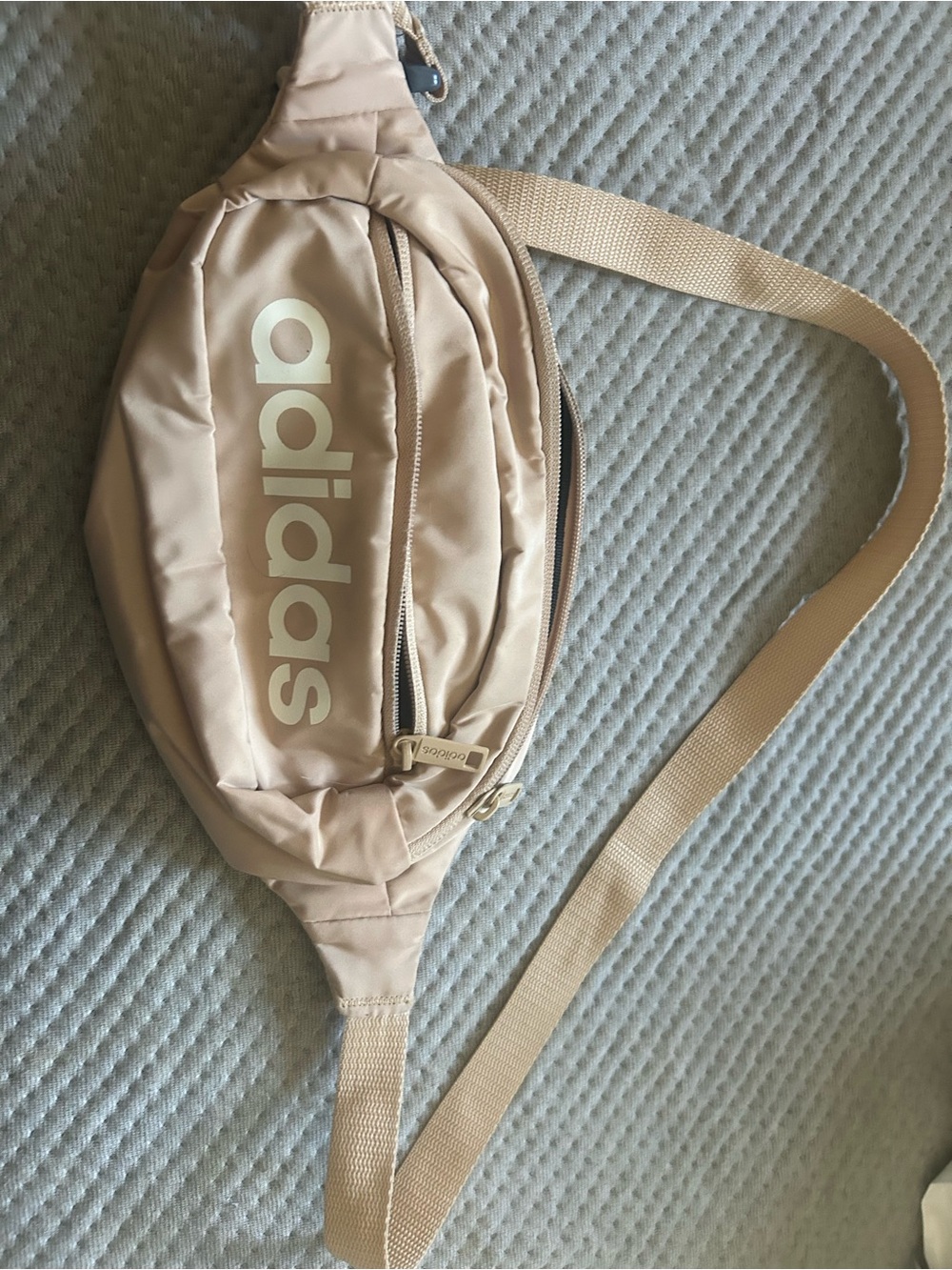 ADIDAS Core Waist  Polyester Pack Belt/Fanny Bag Magic Beige/Off White as is